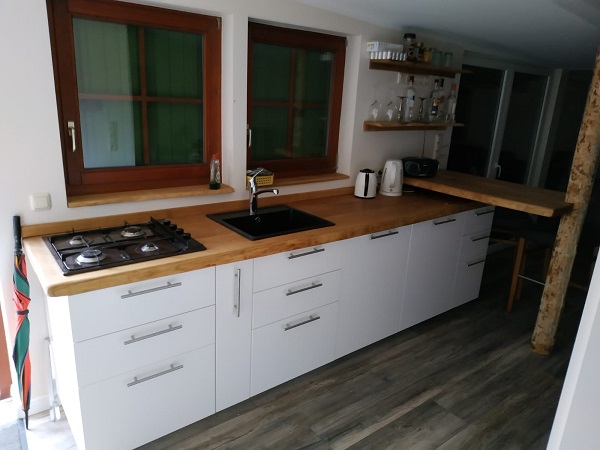 Kundenprojekt: Küchenarbeitsplatten aus Eiche